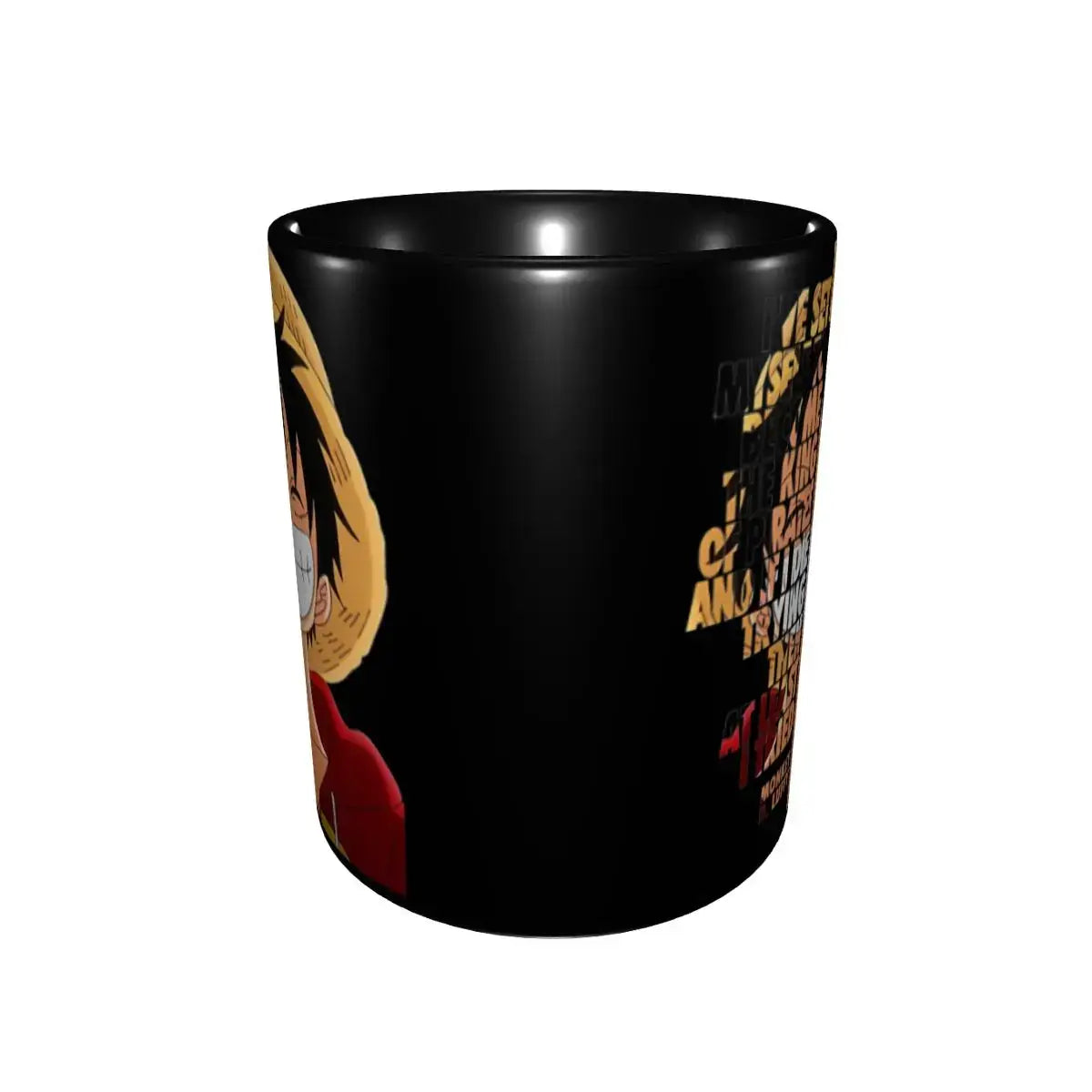 Monkey D Luffy Quotes One Piece Mug: Funny Kids Gift