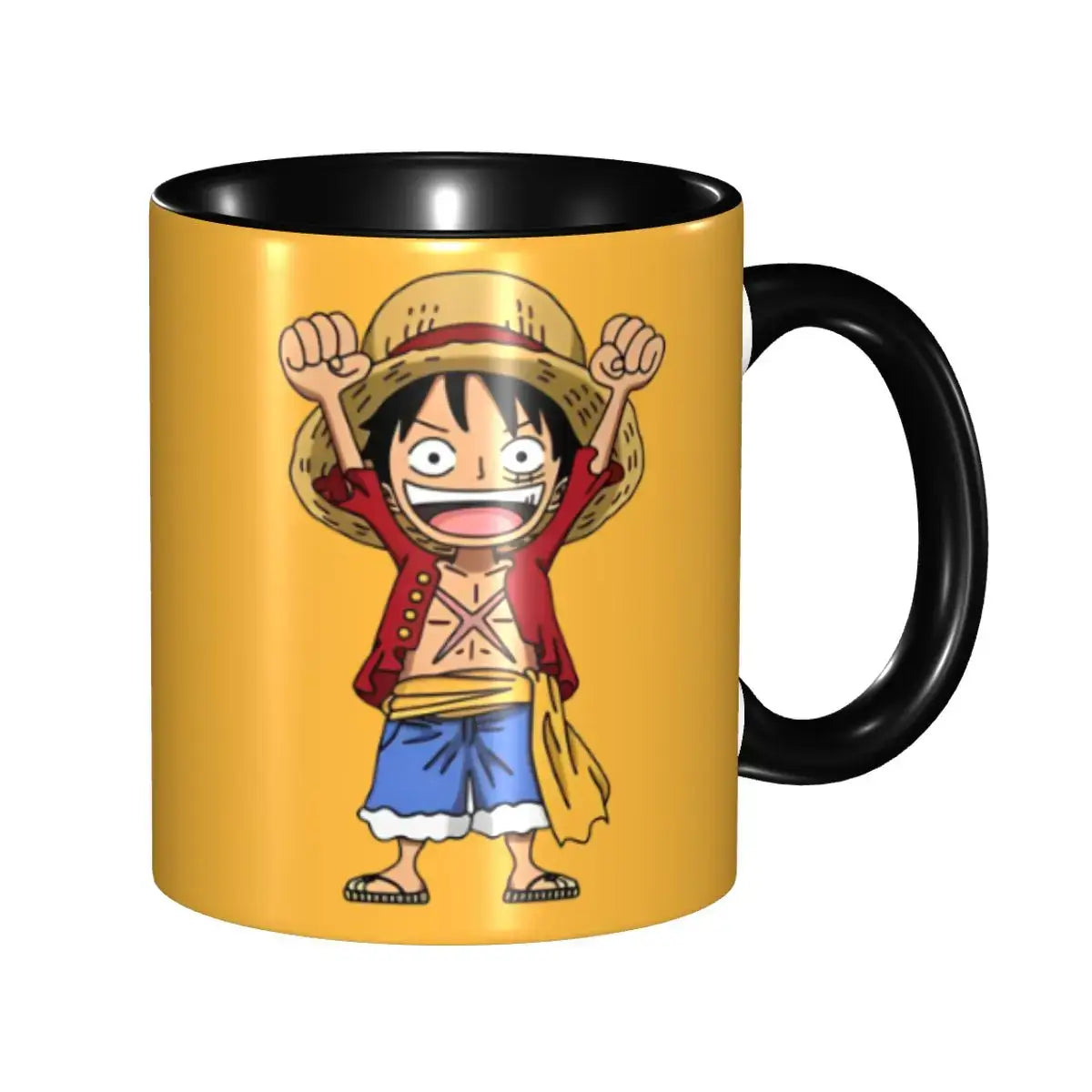 Kid's Luffy One Piece Mug: Cartoon Anime Water Cup Gift