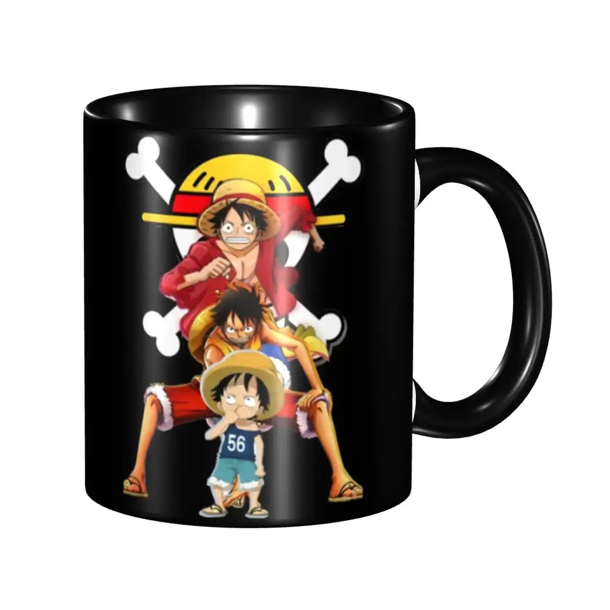 Kid's Luffy One Piece Mug: Cartoon Anime Water Cup Gift