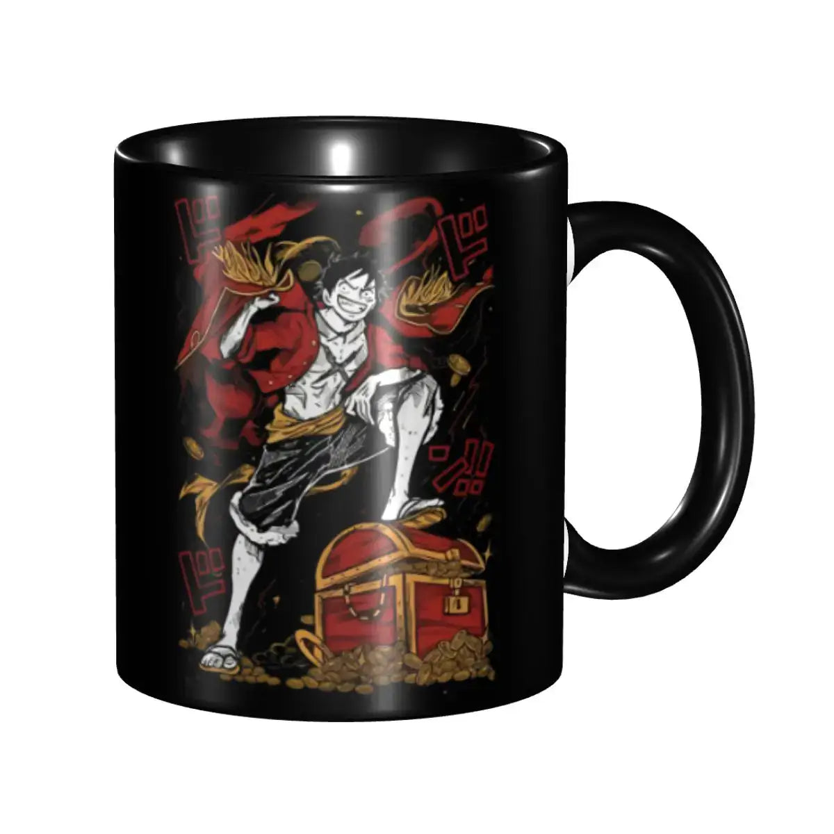 Kid's Luffy One Piece Mug: Cartoon Anime Water Cup Gift