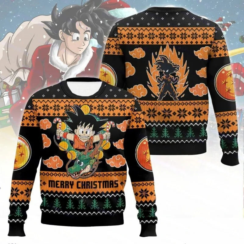 Dragon Ball Goku Hoodie: 2026 Oversize Anime Sweatshirt