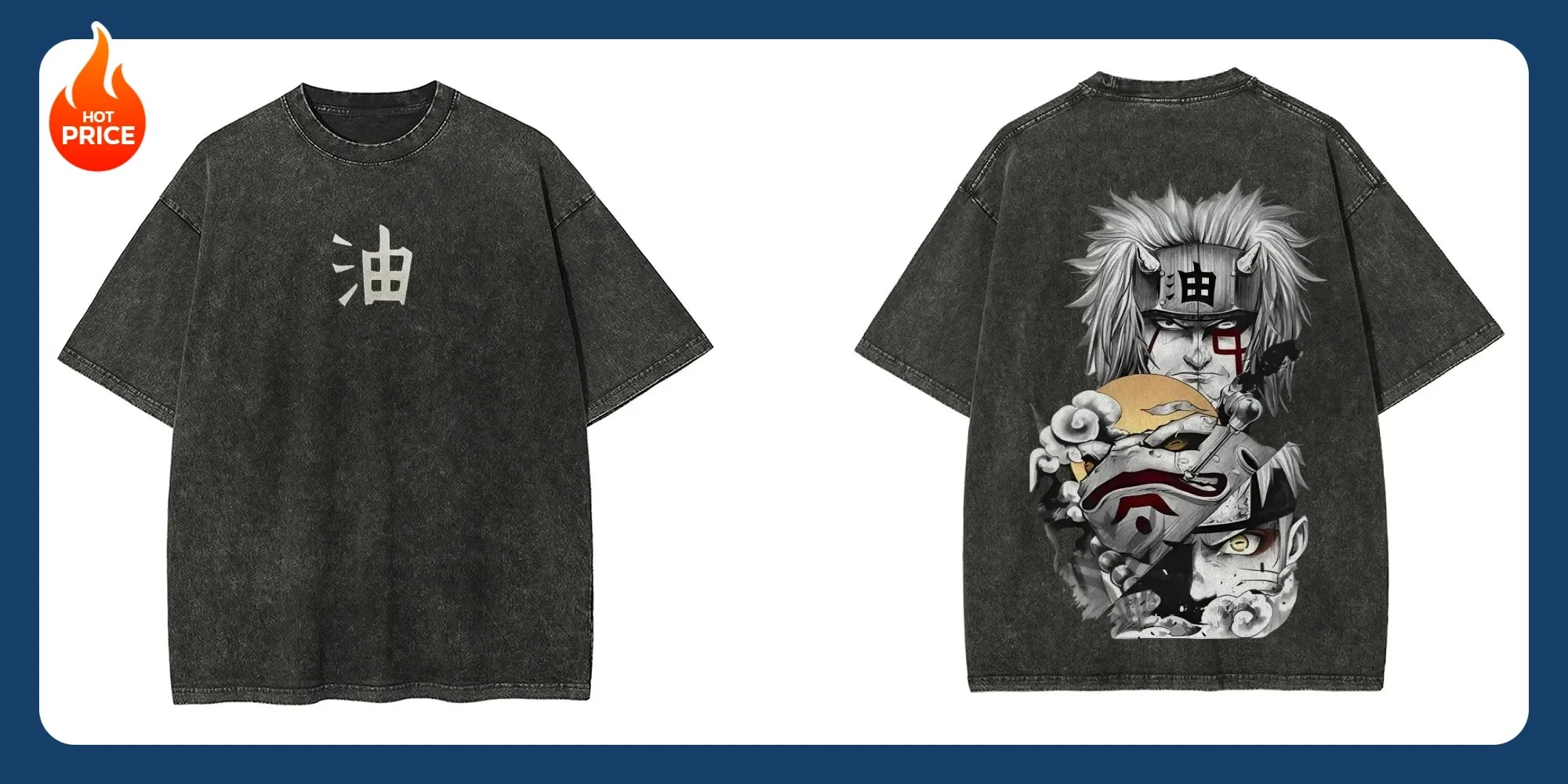 Naruto Washed T-Shirt: Retro 2026 Japanese Cotton Tee