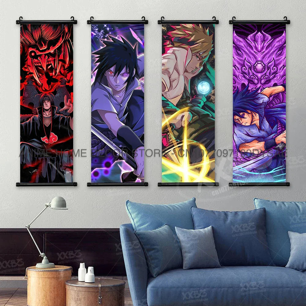 Naruto Posters: Anime Hanging Scroll Wall Art Decor