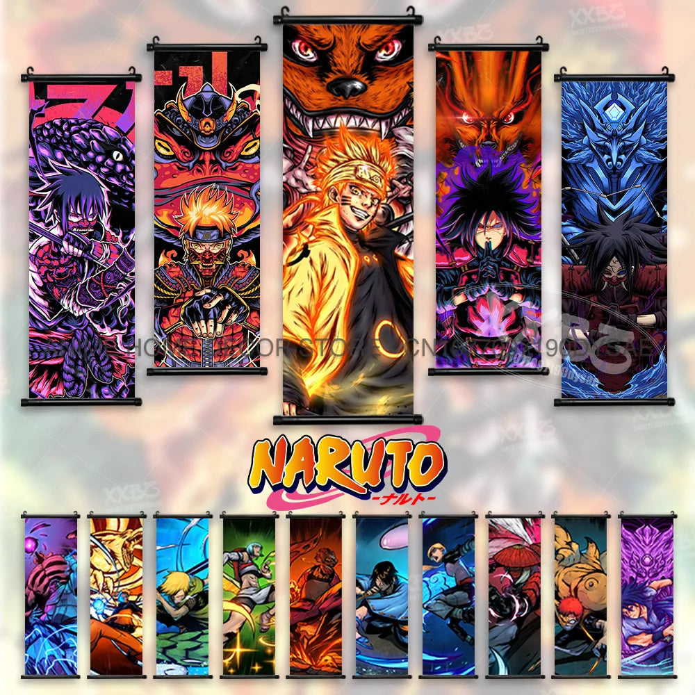 Naruto Posters: Anime Hanging Scroll Wall Art Decor
