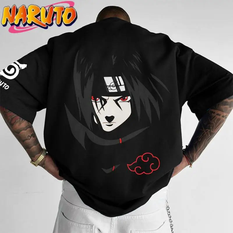 Itachi Akatsuki T-Shirt: Naruto Cotton Fitness Top