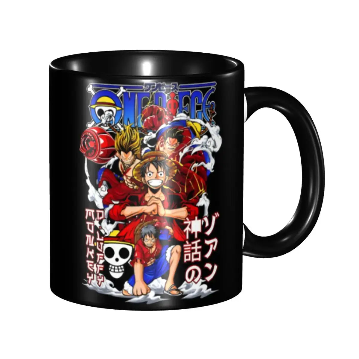 Kid's Luffy One Piece Mug: Cartoon Anime Water Cup Gift