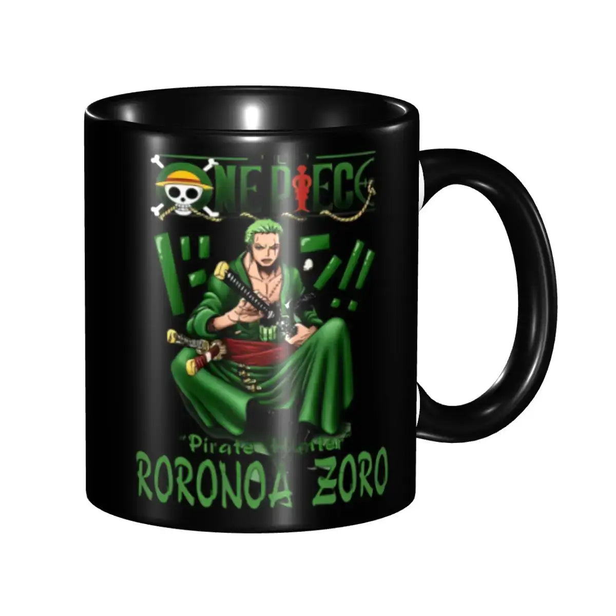 Monkey D Luffy Quotes One Piece Mug: Funny Kids Gift