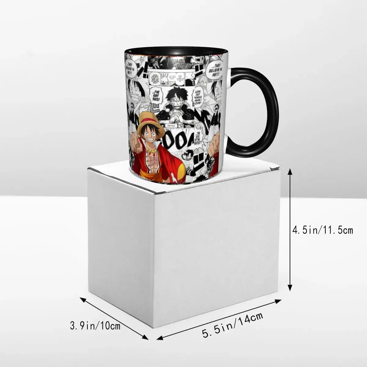 Kid's Luffy One Piece Mug: Cartoon Anime Water Cup Gift