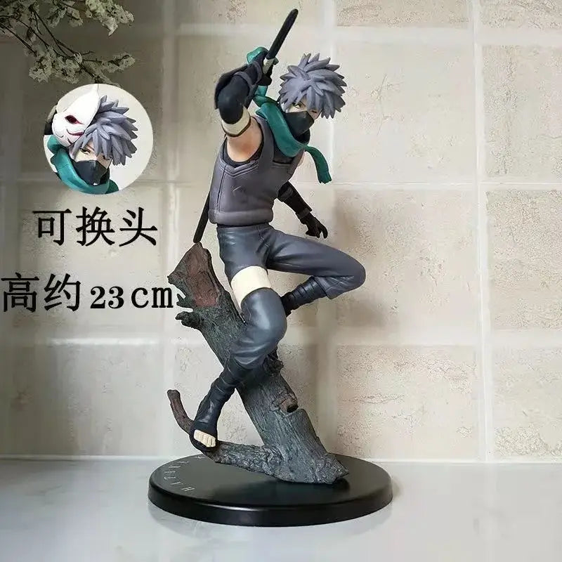 Naruto Kakashi Handmade Ornament Konoha Flag Model